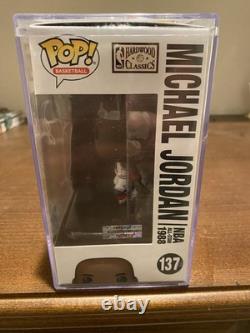 Funko Pop! Michael Jordan Chicago Bulls 1988 All-Stars Signed #137 with COA