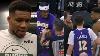 Giannis Speaks On Getting Game Ball For Lakers After Ref Wouldn T Give It To Them