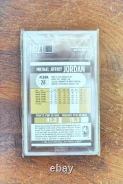 Graded 1990 Fleer #26 Michael Jordan? TAG 10 Basketball Card pop 13