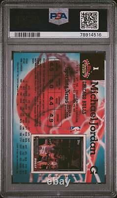 Graded 1992 Topps Stadium Club Michael Jordan #1 Basketball Card PSA 9 Mint