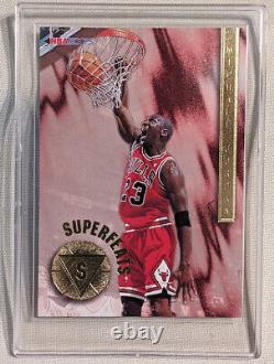 HOOPS 95-96 Michael Jordan Hot List BGS 8 & 96-97 Jordan Superfeats NM