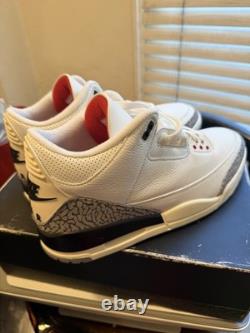 Jordan 3 White Cement Reimagined Size 12 100% Authentic W Recipe Ds