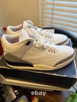 Jordan 3 White Cement Reimagined Size 12 100% Authentic W Recipe Ds