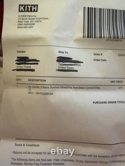 Jordan 3 White Cement Reimagined Size 12 100% Authentic W Recipe Ds