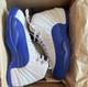 Jordan Air Jordan 12 Retro Game Royal High Top White Blue Leather Sneakers