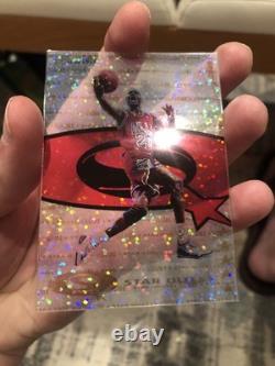 Jordan Starquest AUSome Clarity Gold Sparkle Basketball Card