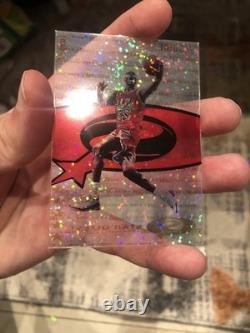 Jordan Starquest AUSome Clarity Gold Sparkle Basketball Card