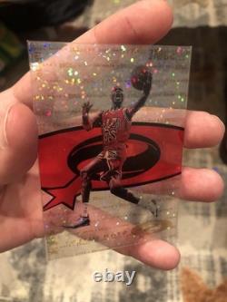 Jordan Starquest AUSome Clarity Gold Sparkle Basketball Card