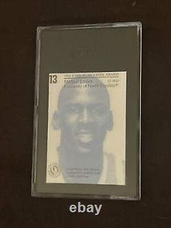 L. S. Michael Jordan, Rookie 1984 John Wooden Awards card #13 Bulls License 1991