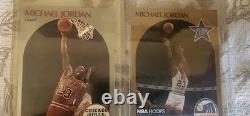 LOT of 2 Rare&Sought After Michael Jordan NBAHOOPS CARDS #5 A CRAZY AMAZIN