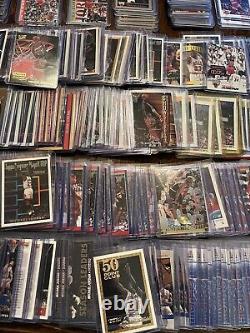 LOT of 620 Michael Jordan Chicago Bulls Basketball Cards with Inserts Toploader