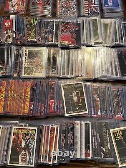 LOT of 620 Michael Jordan Chicago Bulls Basketball Cards with Inserts Toploader