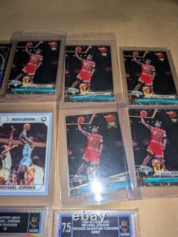 LOT of Michael Jordan Basketball Cards, Die Cuts, Graded, Numbered, LOOK
