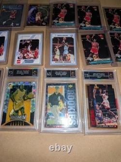 LOT of Michael Jordan Basketball Cards, Die Cuts, Graded, Numbered, LOOK