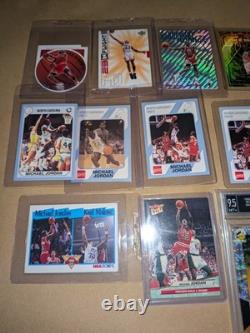 LOT of Michael Jordan Basketball Cards, Die Cuts, Graded, Numbered, LOOK