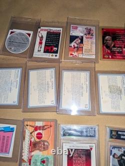 LOT of Michael Jordan Basketball Cards, Die Cuts, Graded, Numbered, LOOK