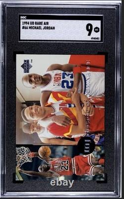 Lot Of (4)High Grade Michael Jordan Cards All SGC Graded 1990 Fleer #26, UD Etc