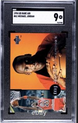 Lot Of (4)High Grade Michael Jordan Cards All SGC Graded 1990 Fleer #26, UD Etc