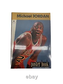 Lot of 10 Sealed RARE MICHAEL JORDAN 1991 POSTER BOOK 17x12, 12 11x16 TEAR OU