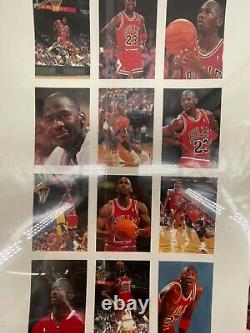 Lot of 10 Sealed RARE MICHAEL JORDAN 1991 POSTER BOOK 17x12, 12 11x16 TEAR OU