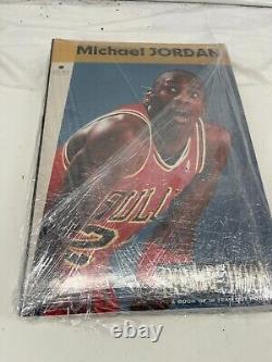 Lot of 10 Sealed RARE MICHAEL JORDAN 1991 POSTER BOOK 17x12, 12 11x16 TEAR OU