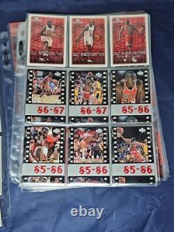 Lot of 135 Michael Jordan Upper Deck Basketball Cards Chicago Bulls, Legend
