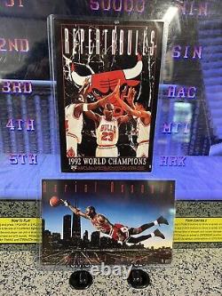 Lot of 2 Costacos 4x6 Promos 1992 Repeatabulls + Michael Jordan Aerial Assault