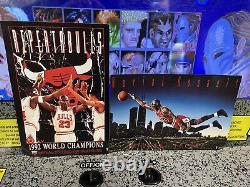 Lot of 2 Costacos 4x6 Promos 1992 Repeatabulls + Michael Jordan Aerial Assault