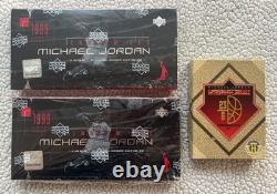 Lot of 3- 1995-'99 Upper Deck MICHAEL JORDAN CARD SETS- 1 Unopened