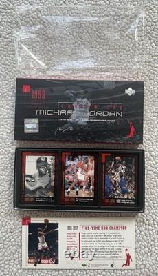Lot of 3- 1995-'99 Upper Deck MICHAEL JORDAN CARD SETS- 1 Unopened