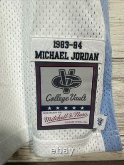 M&N Authentic Michael Jordan 1983-84 University Of North Carolina UNC Jersey L