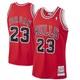 M&N Michael Jordan Chicago Bulls 1997/98 HWC Authentic Jersey Scarlet Size 5XL
