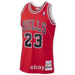 M&N Michael Jordan Chicago Bulls 1997/98 HWC Authentic Jersey Scarlet Size 5XL