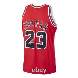 M&N Michael Jordan Chicago Bulls 1997/98 HWC Authentic Jersey Scarlet Size 5XL