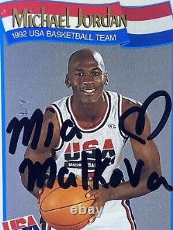 MIA MALKOVA Autograph Michael Jordan Hoops 1/1 PSA Authentic