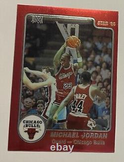 MICHAEL JORDAN 1985 STAR ROOKIE 101 REPRINT 24 of 50 1996 Stadium Club Finest