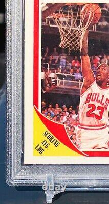 MICHAEL JORDAN 1989 FLEER #21 NBA Basketball Card PSA GRADED MINT Christmas Gift