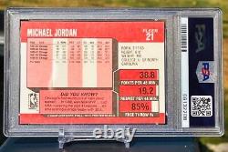 MICHAEL JORDAN 1989 FLEER #21 NBA Basketball Card PSA GRADED MINT Christmas Gift