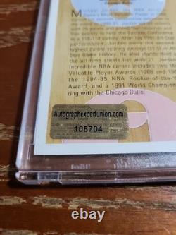 MICHAEL JORDAN 1990-91 U. D. East All-Star #69 (HARD-SIGNED AUTO) WithCOA (A. E. U.)