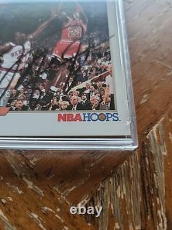 MICHAEL JORDAN 1991-92 NBA Hoops Supreme Court #455 (HAND-SIGNED AUTO) WithCOA TSA
