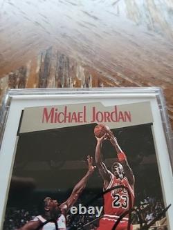 MICHAEL JORDAN 1991-92 NBA Hoops Supreme Court #455 (HAND-SIGNED AUTO) WithCOA TSA