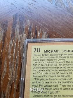 MICHAEL JORDAN 1991 Fleer All-Star Team #211 (HAND-SIGNED AUTOGRAPH) WithCOA (AD)