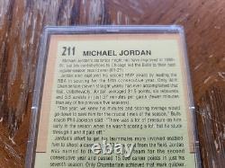 MICHAEL JORDAN 1991 Fleer All-Star Team #211 (HAND-SIGNED AUTOGRAPH) WithCOA (AD)
