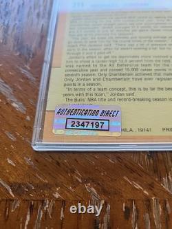 MICHAEL JORDAN 1991 Fleer All-Star Team #211 (HAND-SIGNED AUTOGRAPH) WithCOA (AD)