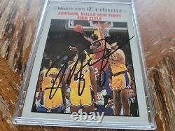 MICHAEL JORDAN 1991 NBA Hoops Finals #542 (HAND-SIGNED AUTOGRAPH) WithCOA (TSA)