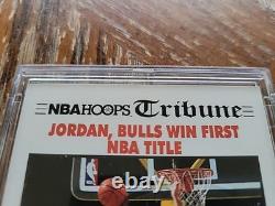 MICHAEL JORDAN 1991 NBA Hoops Finals #542 (HAND-SIGNED AUTOGRAPH) WithCOA (TSA)