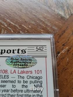 MICHAEL JORDAN 1991 NBA Hoops Finals #542 (HAND-SIGNED AUTOGRAPH) WithCOA (TSA)