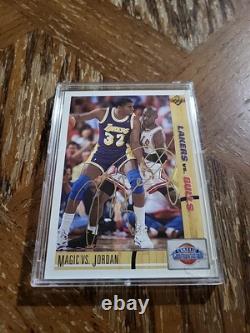 MICHAEL JORDAN 1991 Upper Deck Classic Confrontation #34 HAND-SIGNED AUTO WithCOA