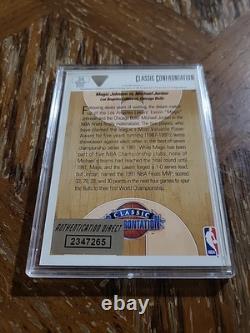 MICHAEL JORDAN 1991 Upper Deck Classic Confrontation #34 HAND-SIGNED AUTO WithCOA