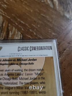 MICHAEL JORDAN 1991 Upper Deck Classic Confrontation #34 HAND-SIGNED AUTO WithCOA